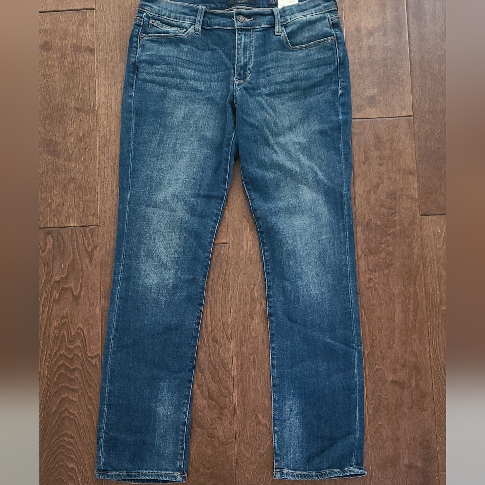 Lucky Brand Mid Rise Straight Jeans - Blue